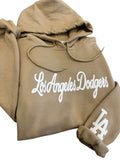LA Dodgers Hoodie- Brown