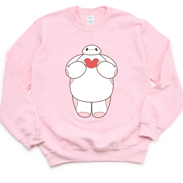 Disney Sweetheart Night Crewneck | Baymax Valentine’s sweatshirt