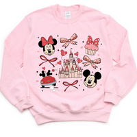 Disney Sweetheart Night Crewneck | Mickey & Minnie Valentine’s sweatshirt