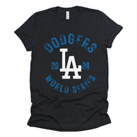Dodgers World Series Black Tee