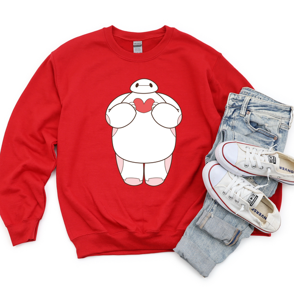 Disney Sweetheart Night Crewneck | Baymax Valentine’s sweatshirt