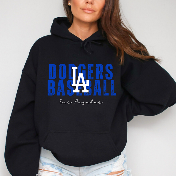 LA Dodgers Hoodie- Black