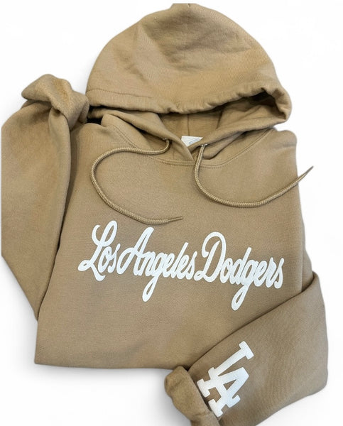 LA Dodgers Hoodie- Brown