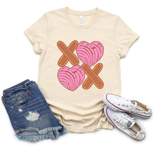 XOXO Conchas Tee | Pan Dulce XOXO Tee | Valentines Day Shirt