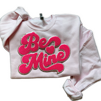 Be Mine Chenille Patch Valentin’s Day Sweatshirt