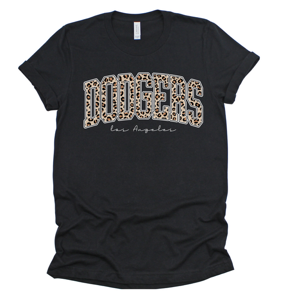 Dodgers Leopard Tee| Los Angeles Dodgers Tee