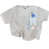 Los Angeles Dodgers Crop Tee