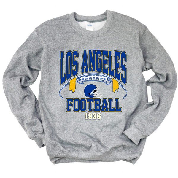 Los Angeles Rams Football Crewneck Sweatshirt | Rams Crewneck