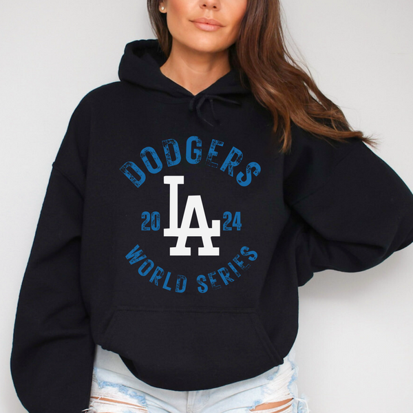 Dodgers 2024 World Series Hoodie- Black