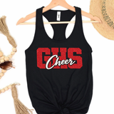 Glendora Cheer Razor Tank- Glitter