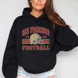 49ers Hoodie- Black