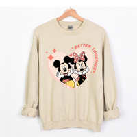 Sweetheart Night Disney Sweatshirt Crewneck | Mickey & Minnie Valentine’s sweatshirt