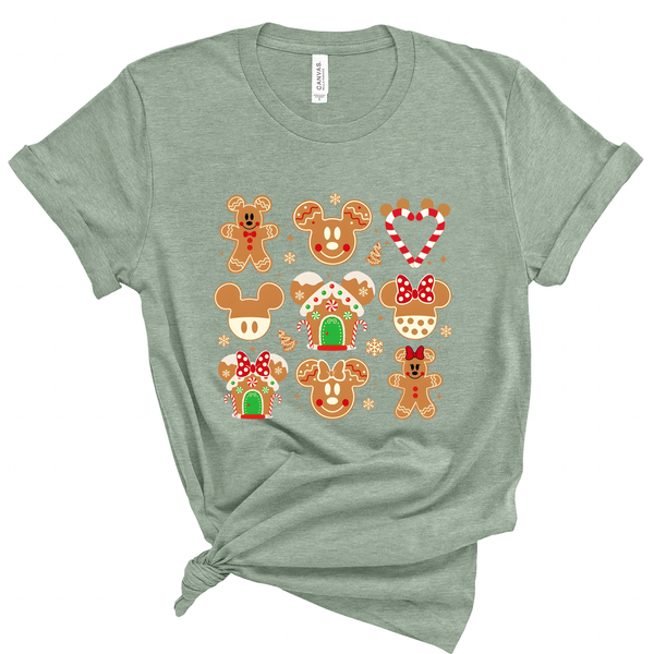 Disney Gingerbread Cream Christmas Shirt  | Christmas Unisex Tee