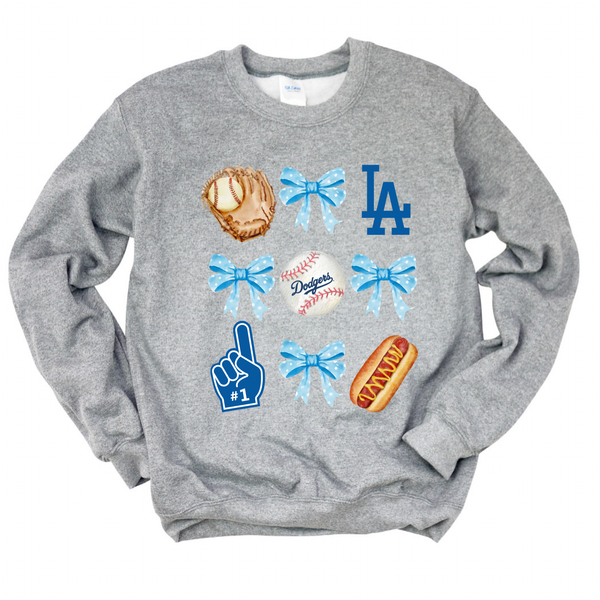 Dodgers Snacks Sweatshirt | Dodgers Crewneck