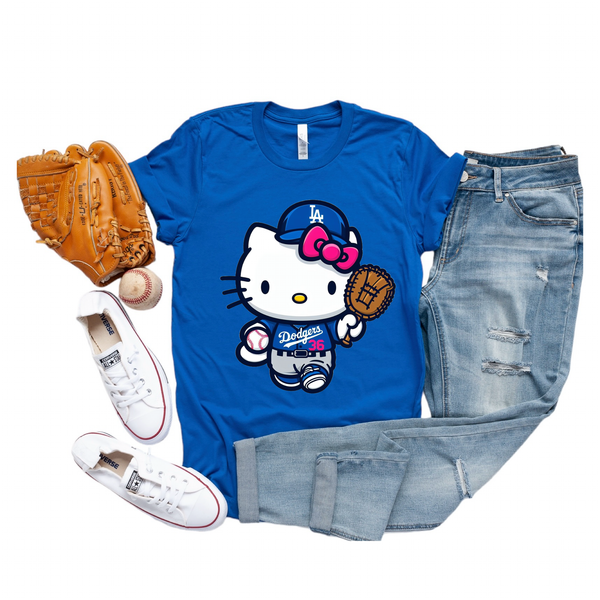 Hello Kitty Dodgers Unisex Tee