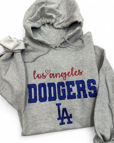 Los Angeles Dodgers Hoodie- Gray