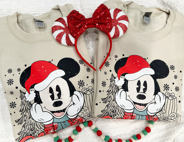Micky Christmas Crewneck Sweatshirt | Christmas Sweatshirte