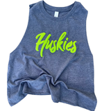 Huskies Crop Top Razor Tank