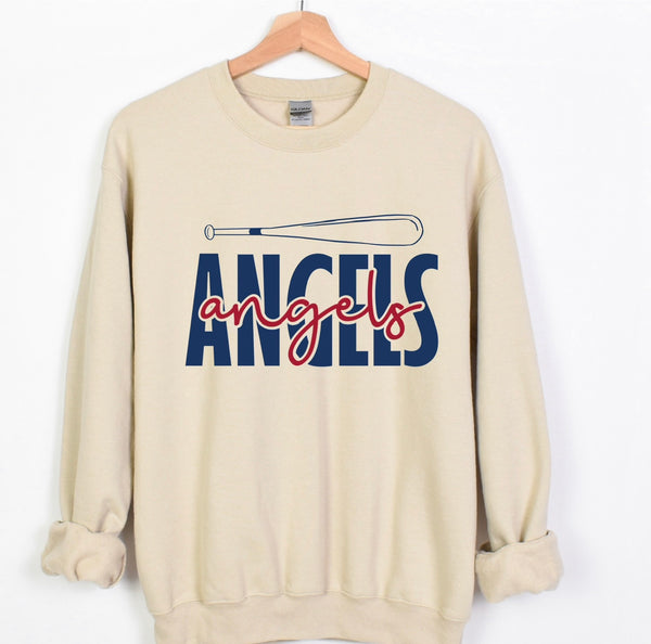 Los Angeles Angels Baseball Crewneck Sweatshirt