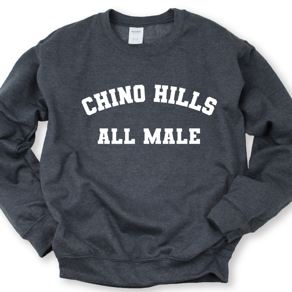 CH All Male Heather Dark Gray Crewneck