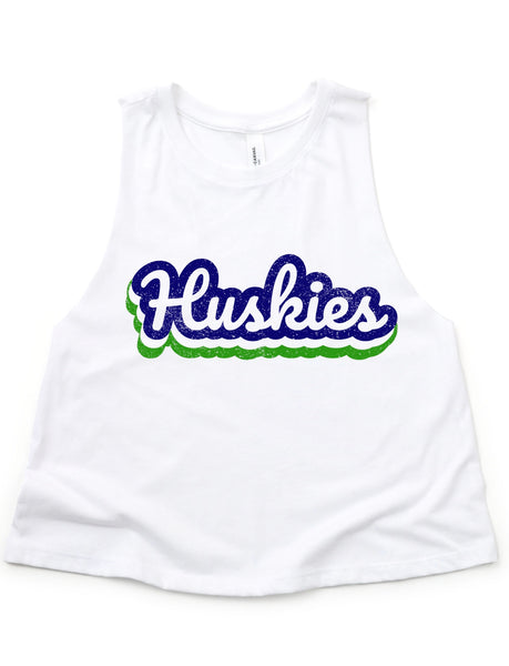 Huskies Dance Team Crop Top Tank with Year & CHHS on back