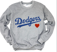 Dodgers Gray Sweatshirt