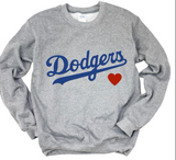 Dodgers Gray Sweatshirt