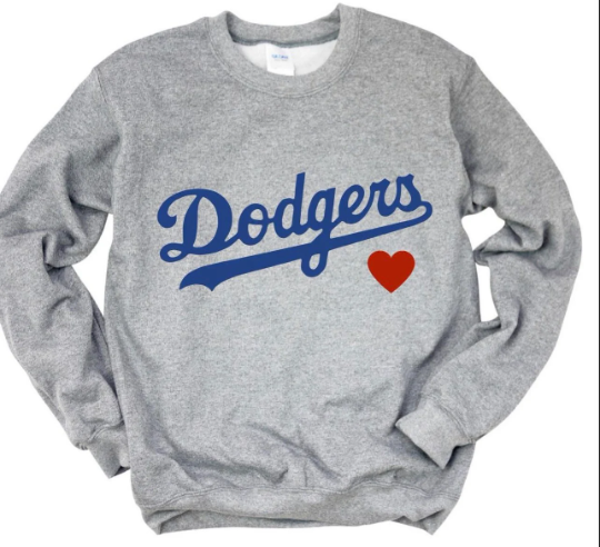 Dodgers Gray Sweatshirt