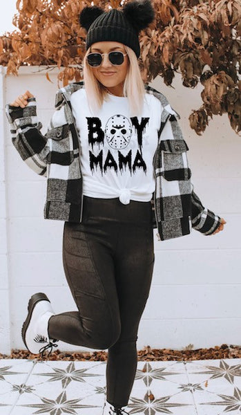 Boy Mama Halloween Shirt | Halloween Movie Shirt | Halloween Horror Shirt