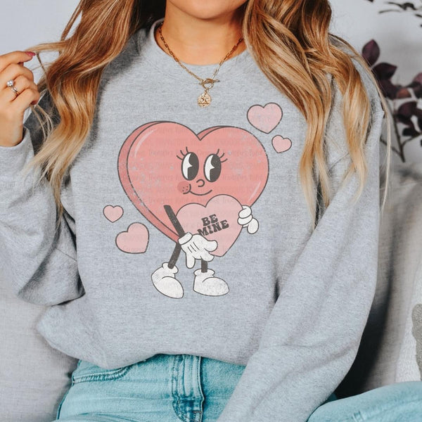 Be Mine Valentines Crewneck Sweatshirt | Valentines Day Sweatshirt