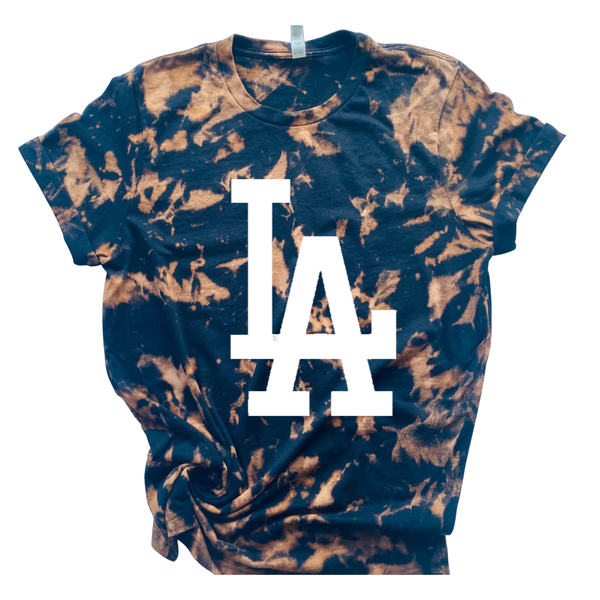 LA Dodgers Bleach Tee | Dodgers Bleach Shirt | Los Angeles Dodgers Tee