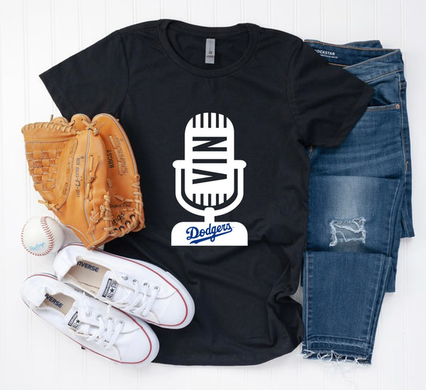 Vin Scully Dodgers Shirt | Los Angeles Unisex Tee | Dodgers Vin Scully | Vin Scully Shirt