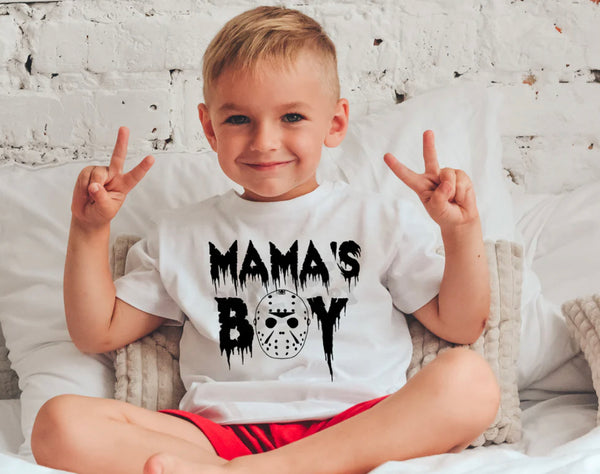 Mamas Boy Halloween Shirt | Halloween Movie Shirt | Halloween Horror Shirt