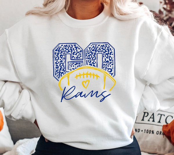Los Angeles Rams Sweatshirt | Rams Football Sweatshirt