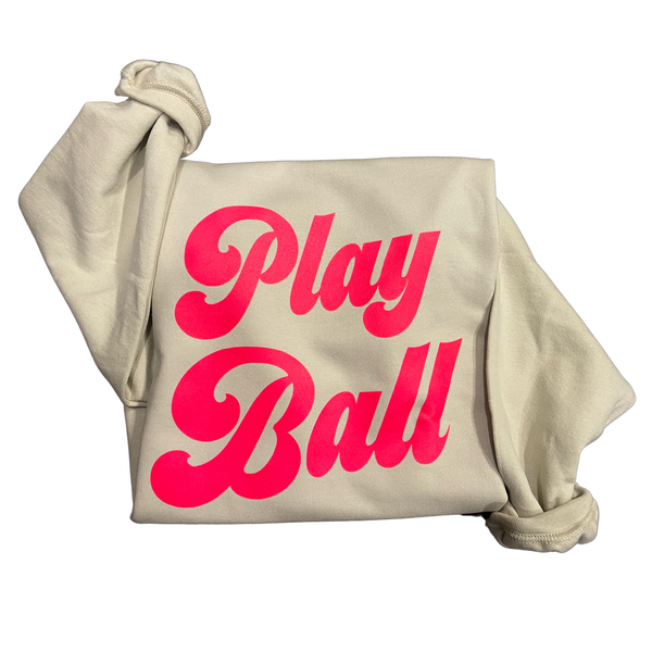 Play Ball Sweatshirt | Baseball Mom Sweatshirt | Baseball Season Sweatshirt