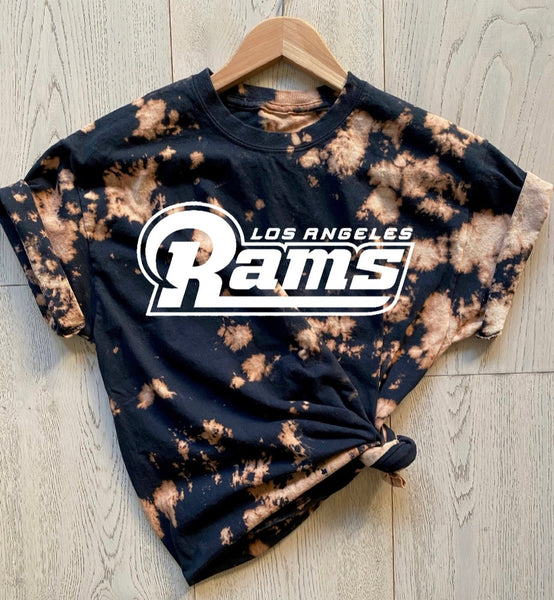 Bleached Los Angeles Rams Shirt | Los Angeles Rams Tee