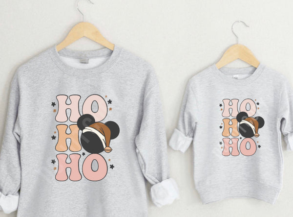 Disney Ho Ho Ho Christmas Sweatshirt | Christmas Sweatshirt