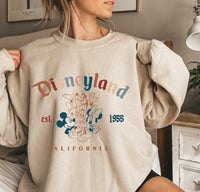 Disneyland Cream Crewneck Sweatshirt |  Disneyland Sweatshirt